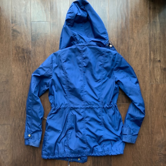 MICHAEL KORS Rain jacket Windbreaker Blue. Size S. - Picture 3 of 7